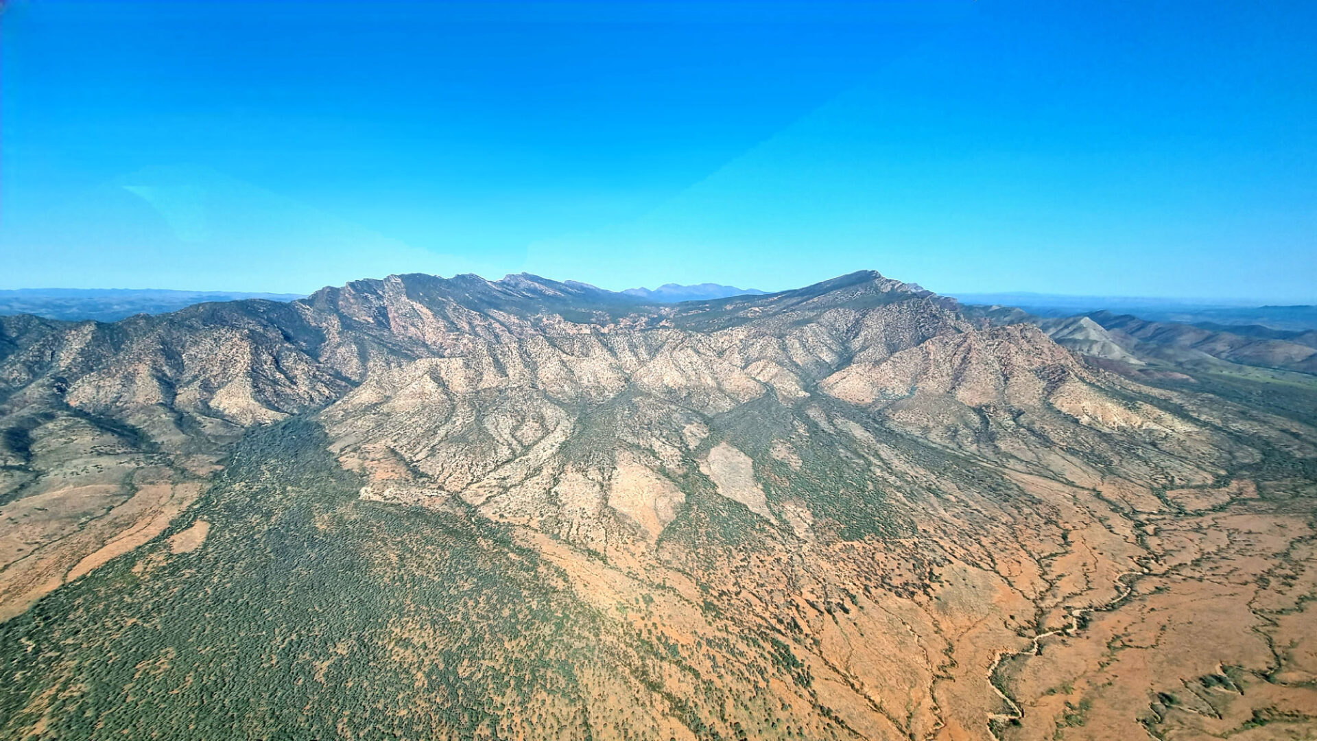 Wilpena Pound aerial photo