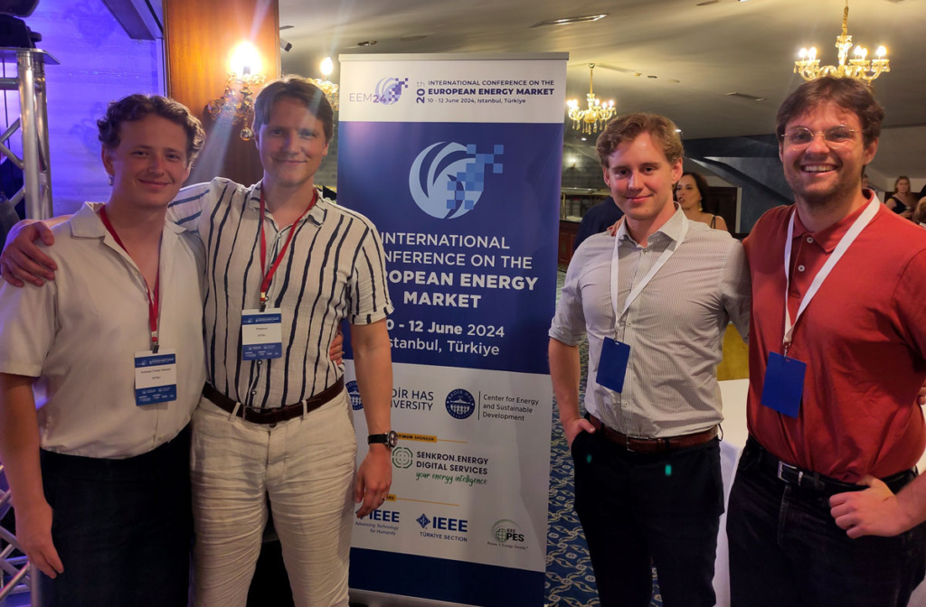 Master’s students Andreas Hansen, Jonas Pinderud, Benjamin Trondsen and Oscar Steen participated in IEEE EEM in Turkey